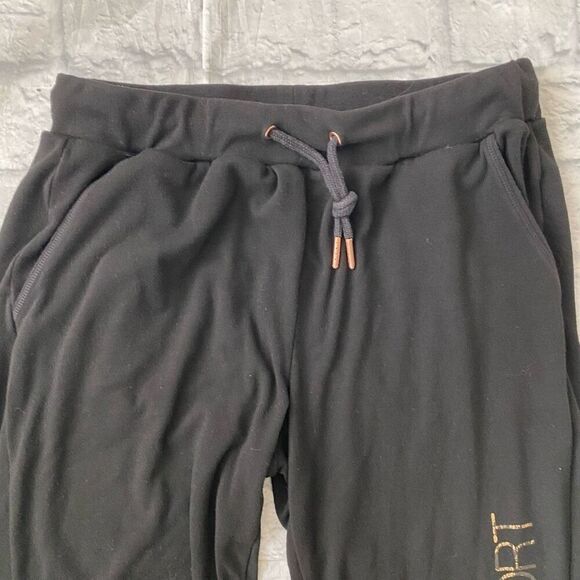 Super Dry Studio women M pull on jogger sweatpants w/elastic waist black - Picture 3 of 10